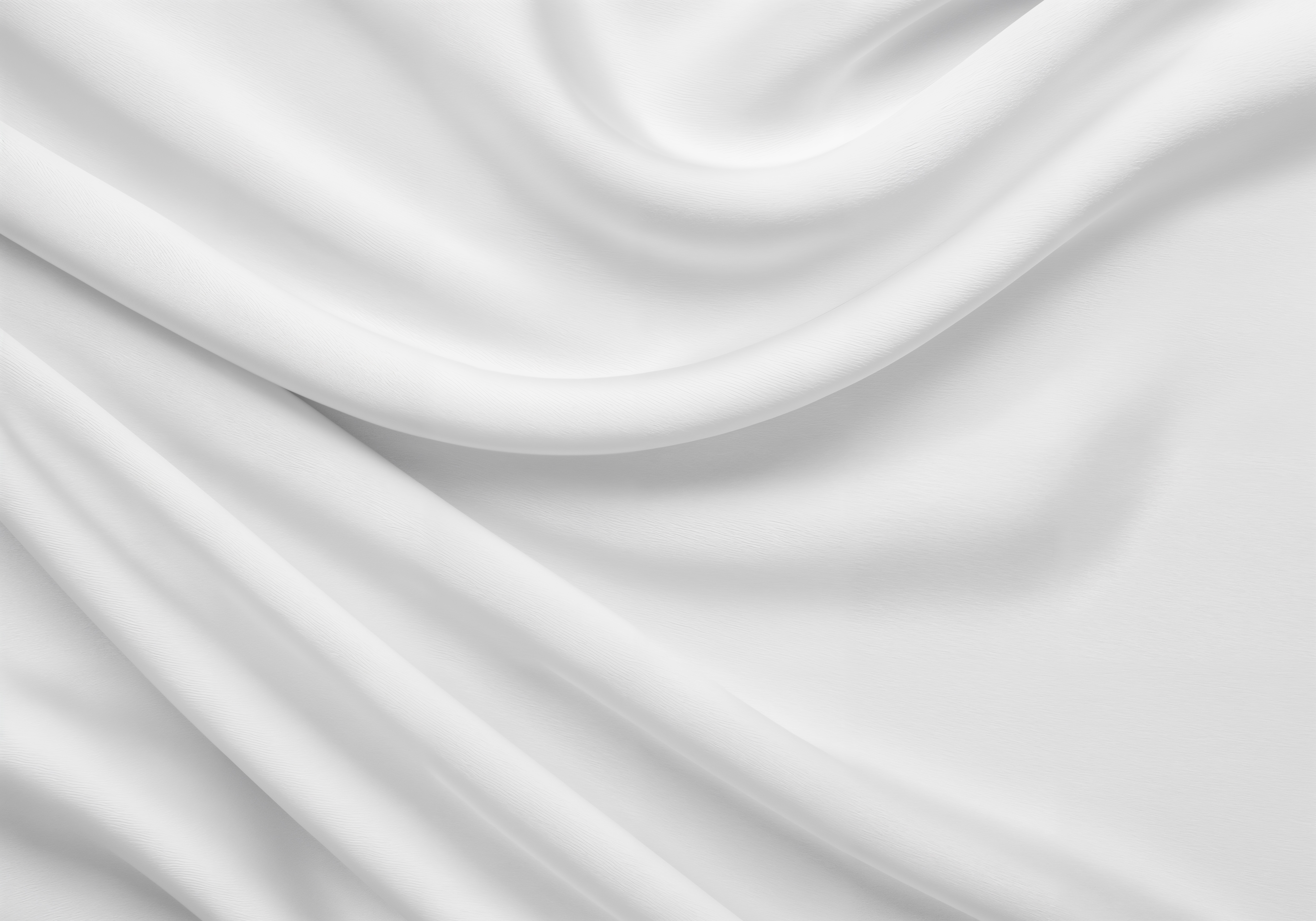 White Poly Satin Fabric